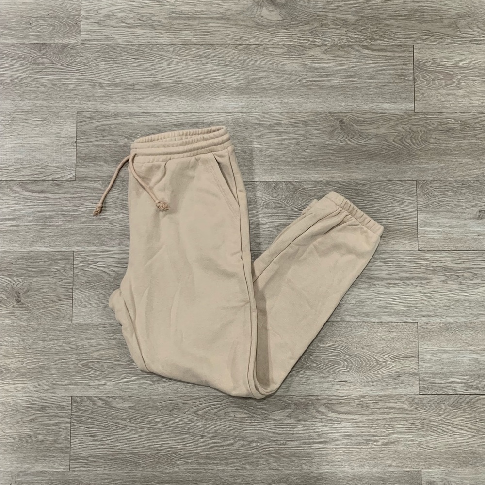 Tan joggers size XL